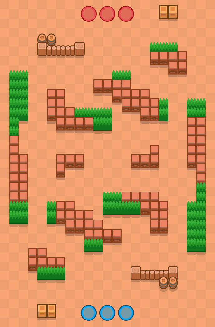 Leirintäalue Brawl Stars map