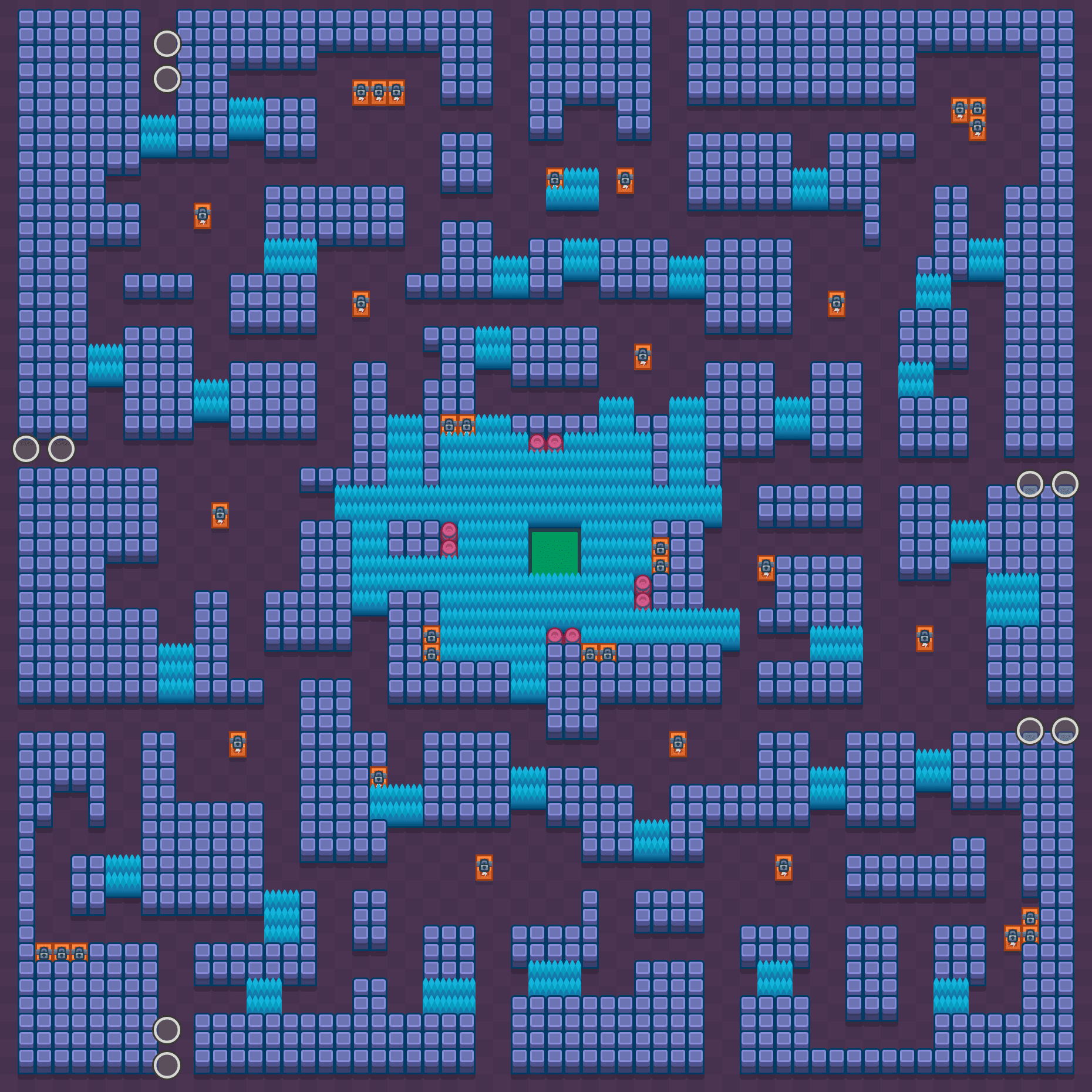 Cavern Churn Brawl Stars map