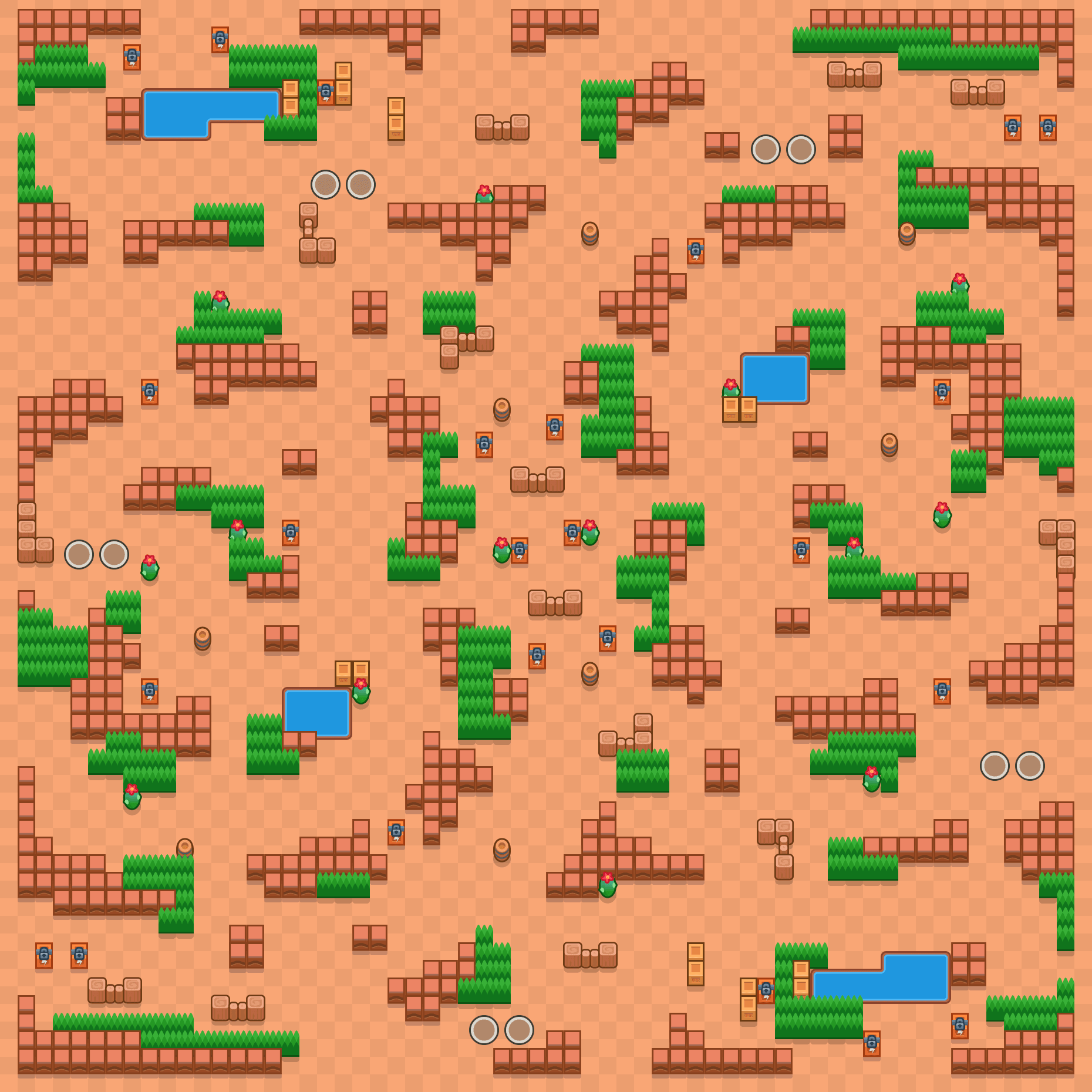 Kiertoradan keskus Brawl Stars map