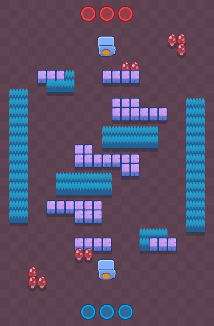 Corner Cave Brawl Stars map