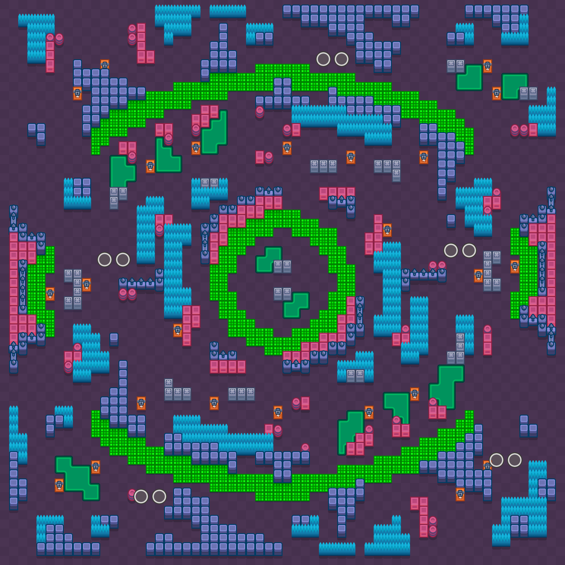 Kristallisilmän linna Brawl Stars map