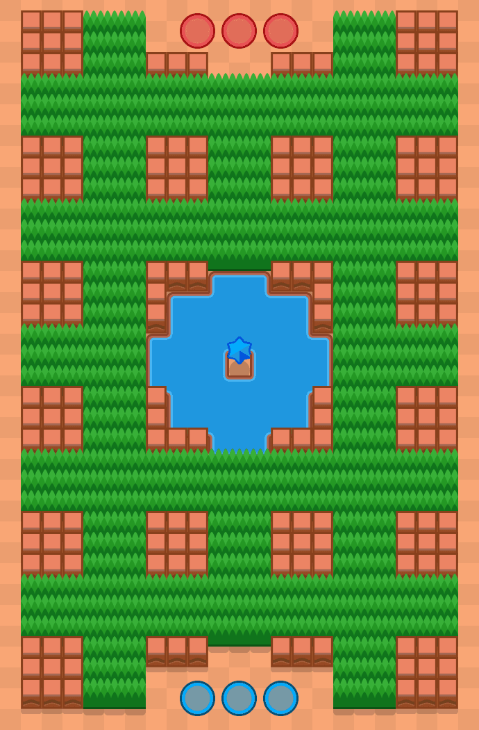 Deep Forest Brawl Stars map