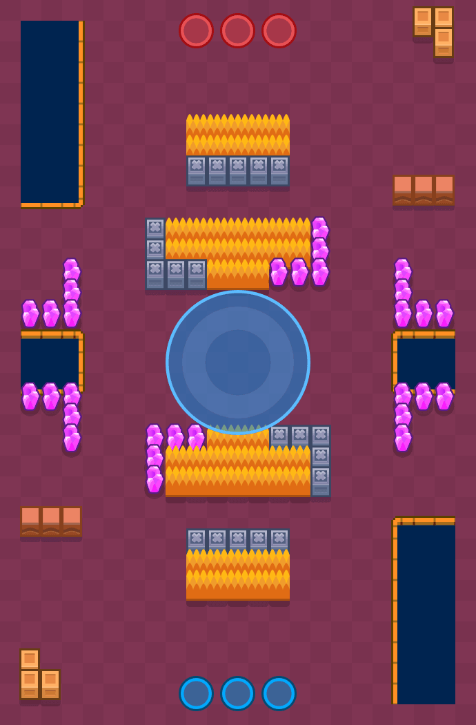 Dueling Beetles Brawl Stars map