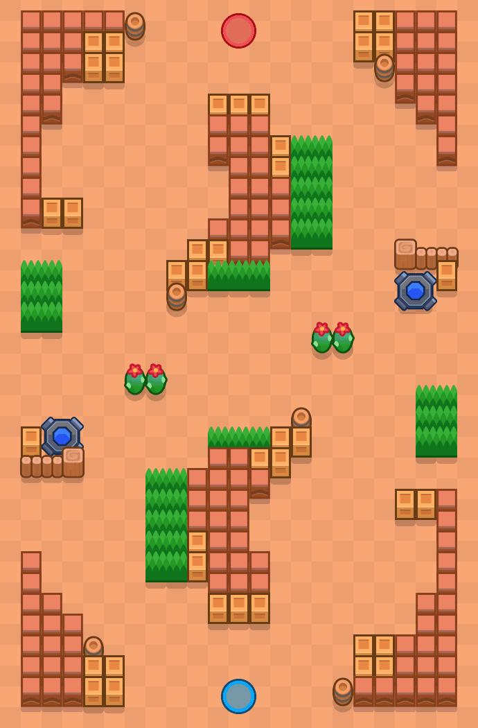 Kaksintaistelijan kohtalo Brawl Stars map