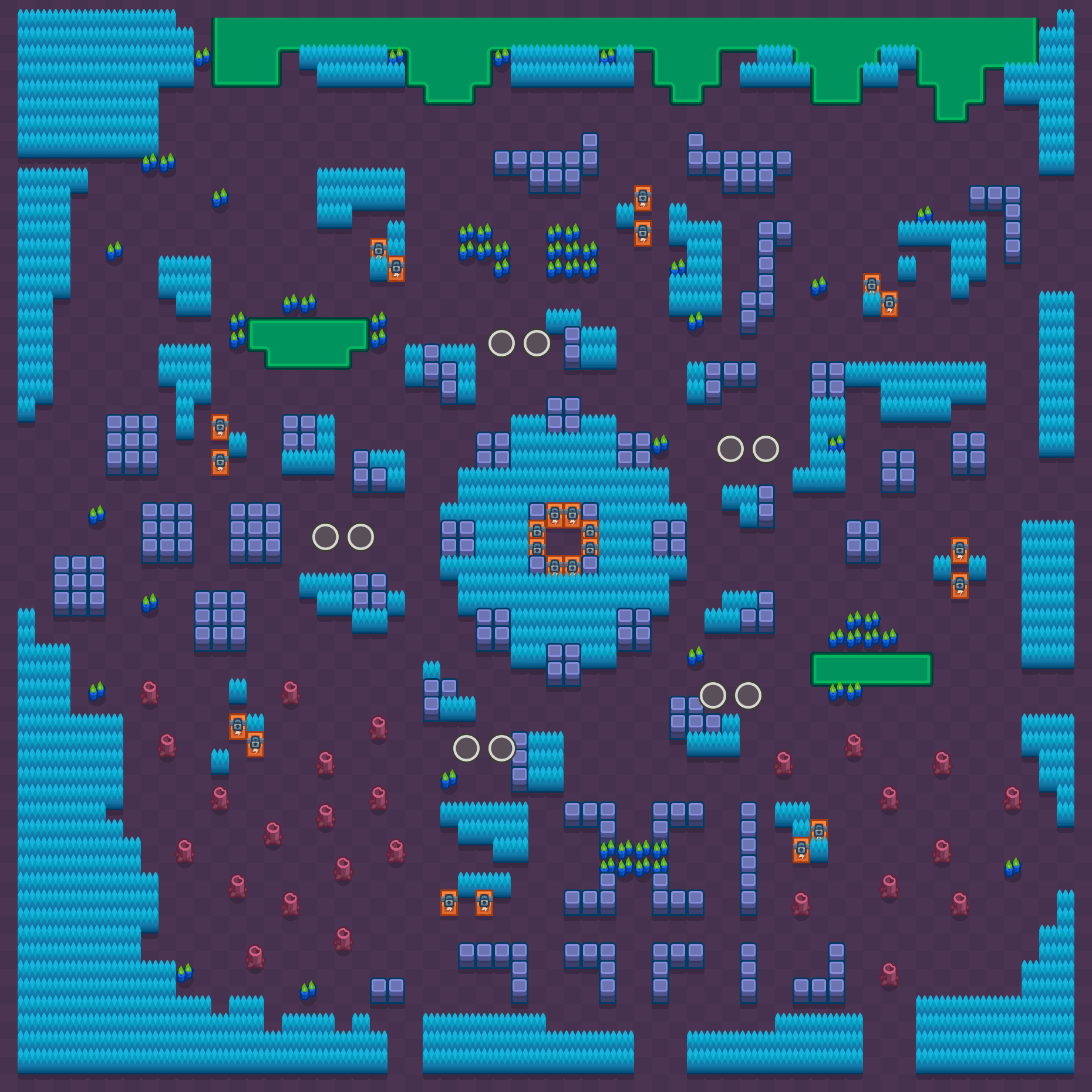 Feast or Famine Brawl Stars map
