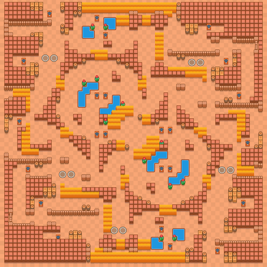 FiftyFive Brawl Stars map