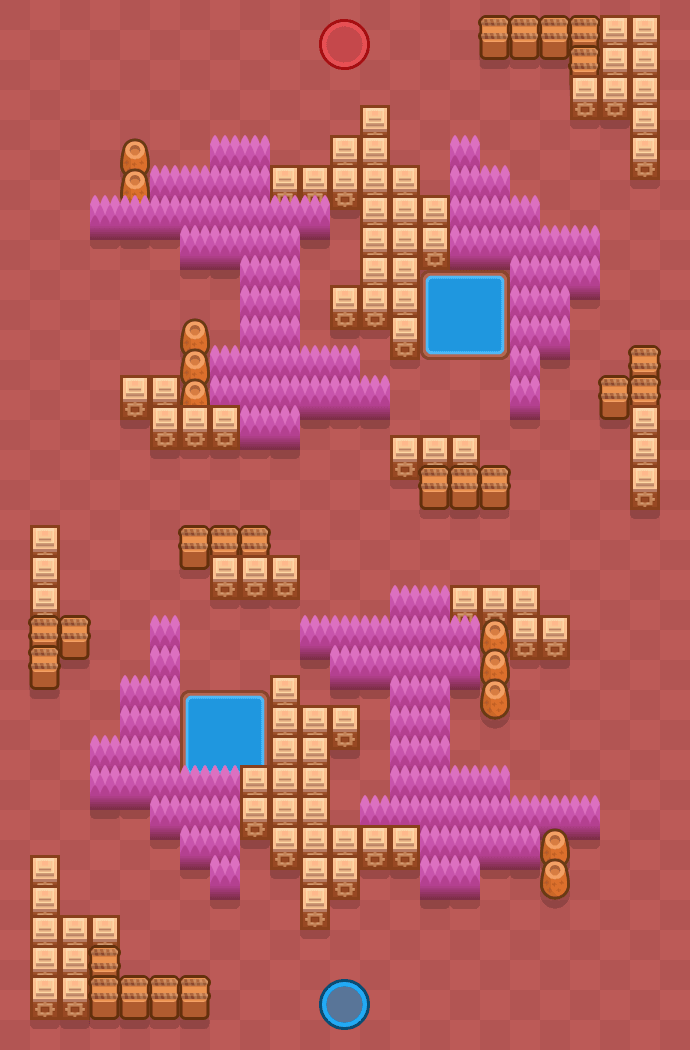 Liekehtivä feeniks Brawl Stars map