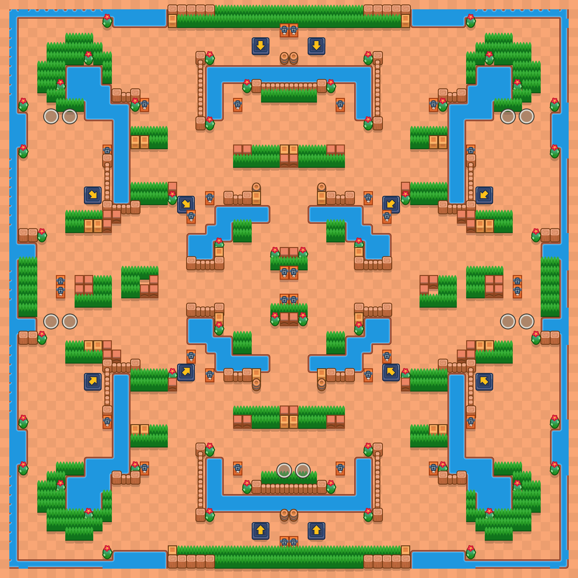 Flying Fantasies Brawl Stars map