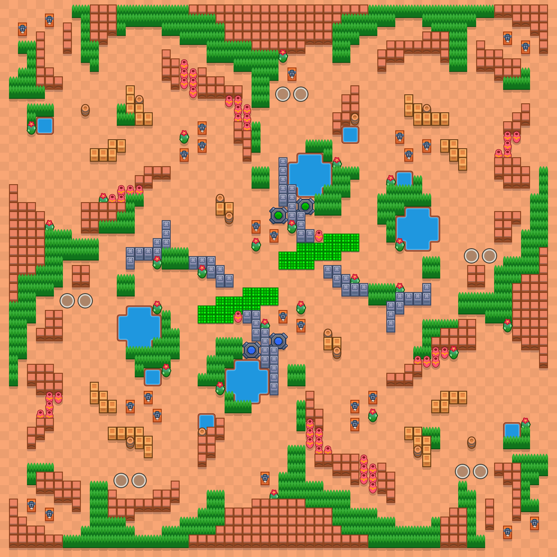 Suljettu yhteisö Brawl Stars map