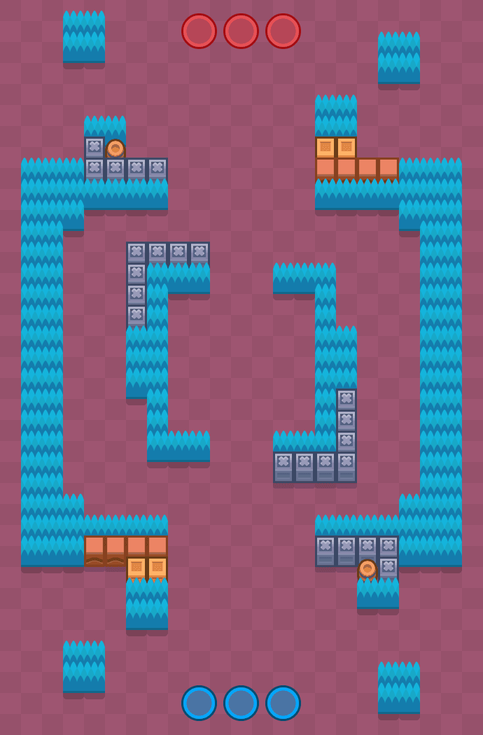 Gem Fort Brawl Stars map