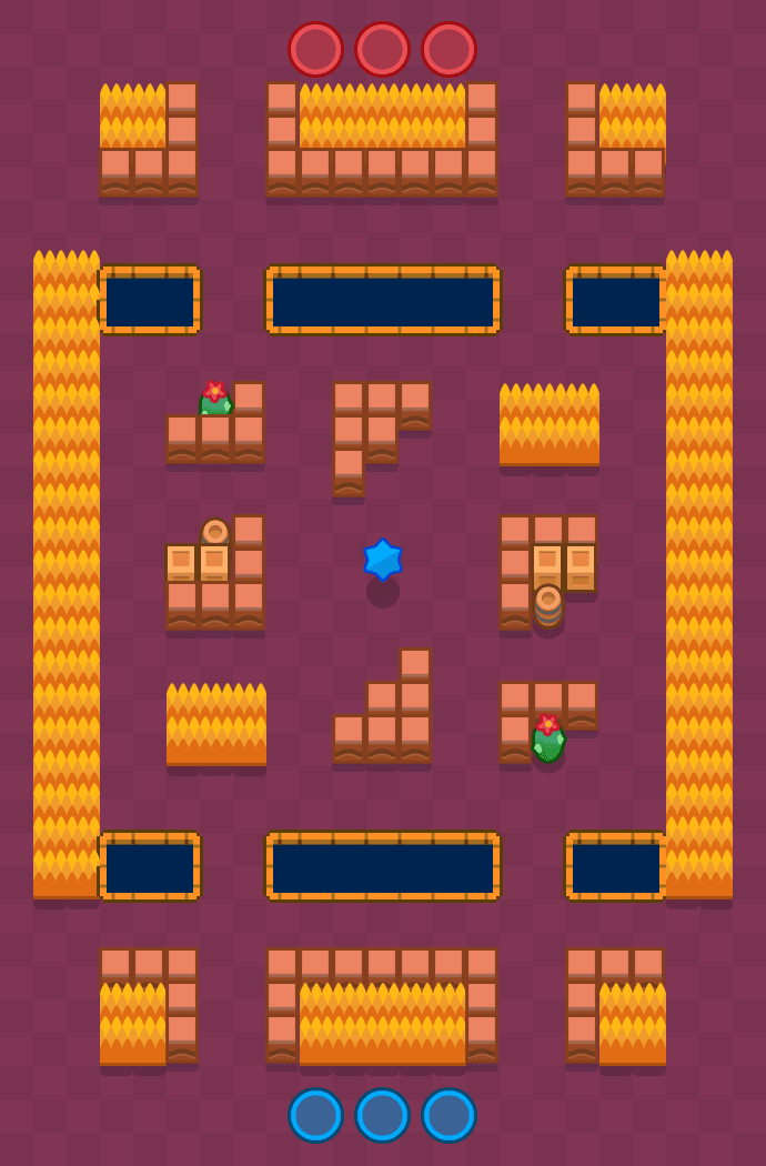 Kultakäden kuru Brawl Stars map