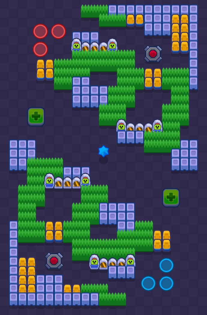 Terveellinen keskitie Brawl Stars map