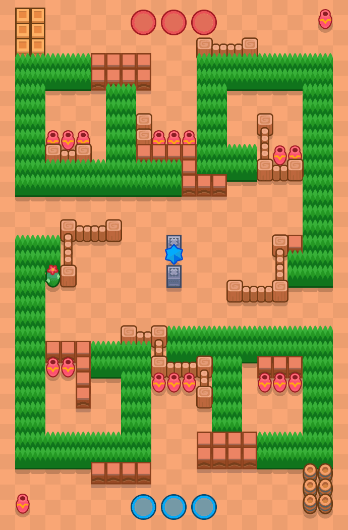 Hoop Boot Hill Brawl Stars map