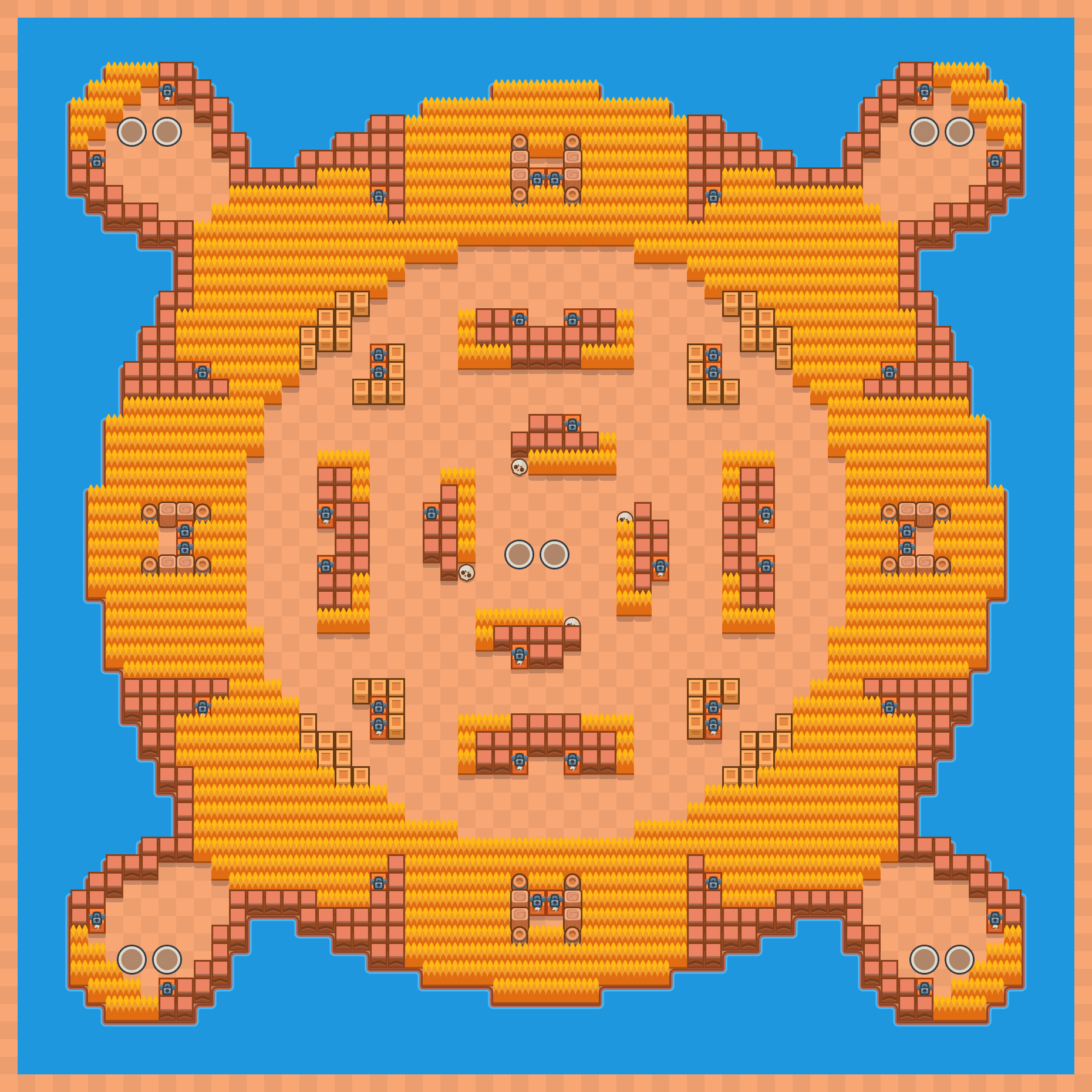 Saaren valloitus Brawl Stars map
