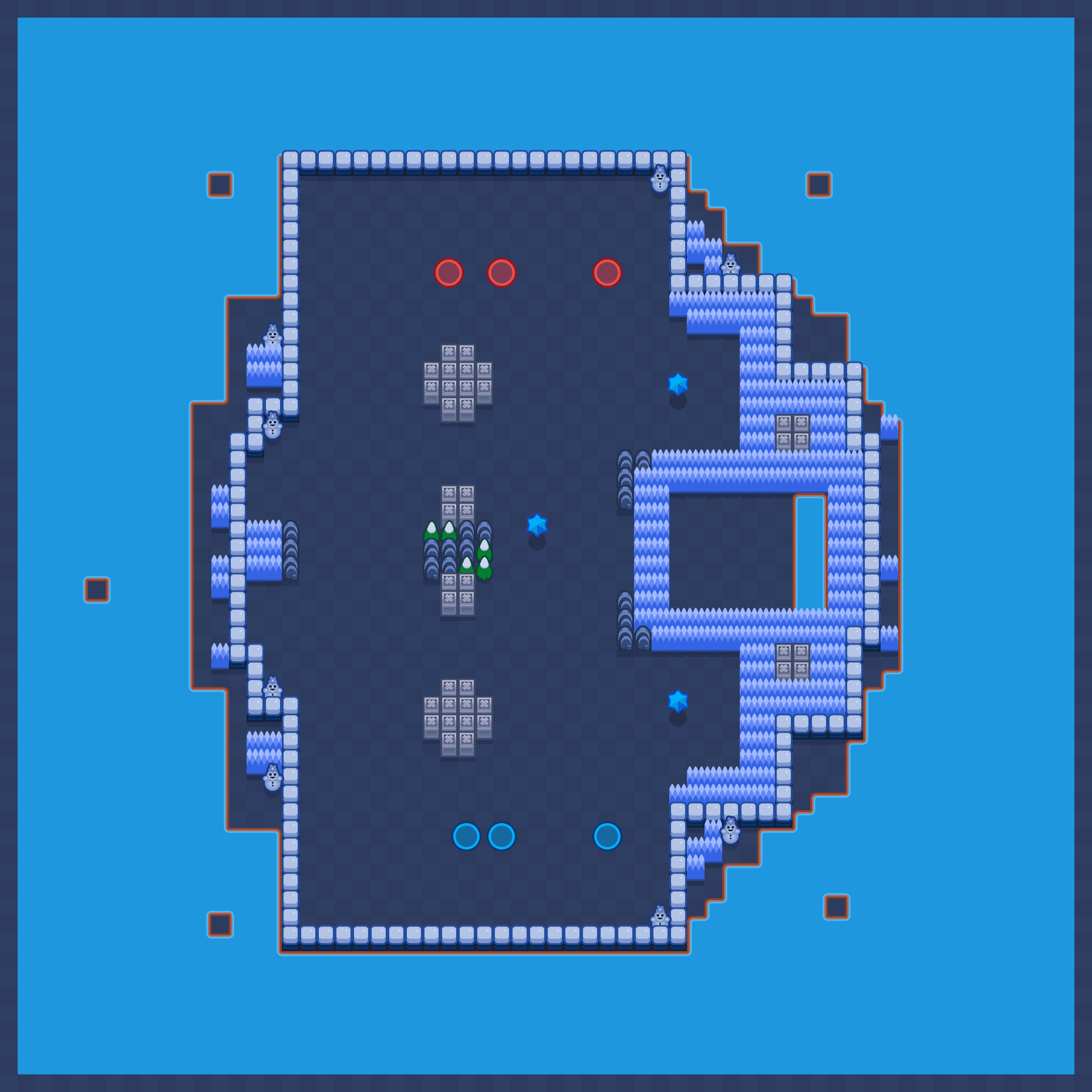 Kaiju Lake Brawl Stars map