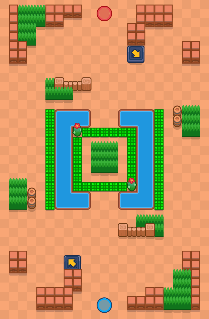 Puolustuslinja Brawl Stars map