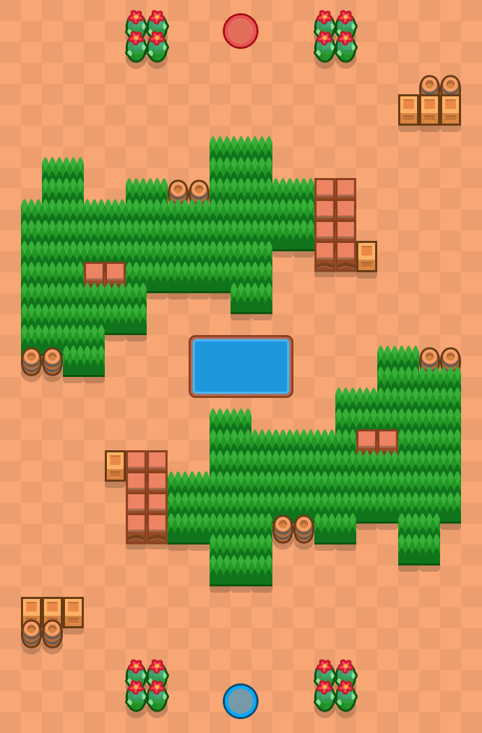 Kurjen niitty Brawl Stars map