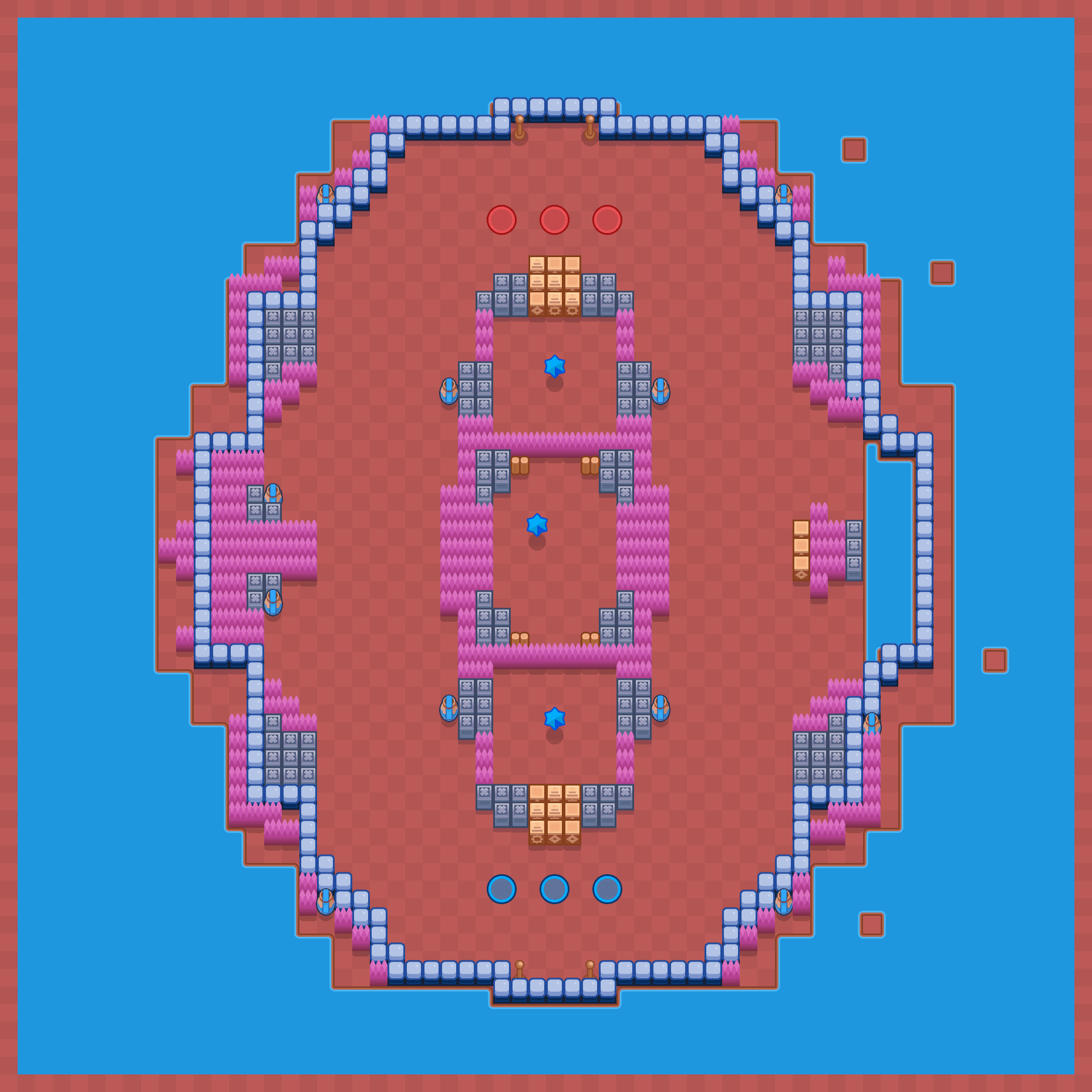 Mirage Arena Brawl Stars map