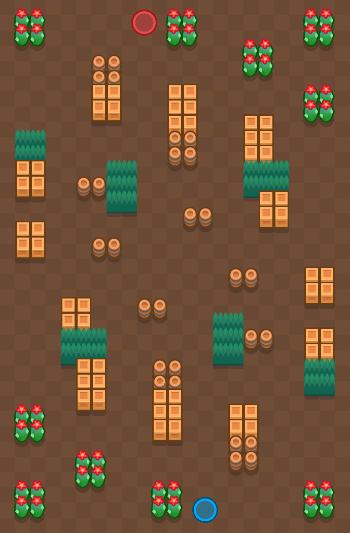 Apinasokkelo Brawl Stars map