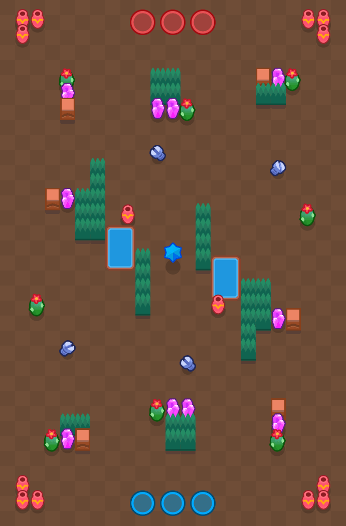 Moonbark Meadow Brawl Stars map