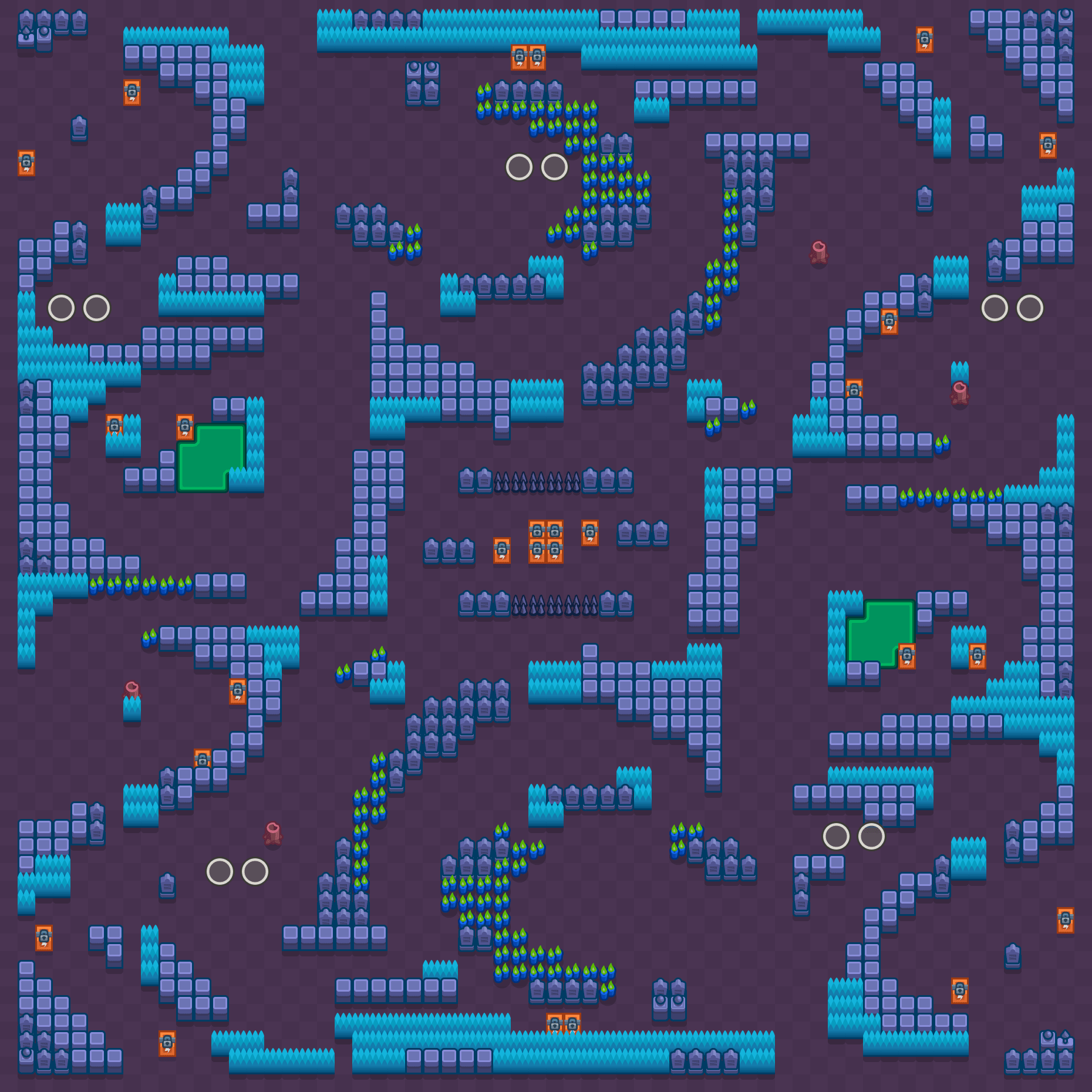 Mystical Thirty Three Brawl Stars map