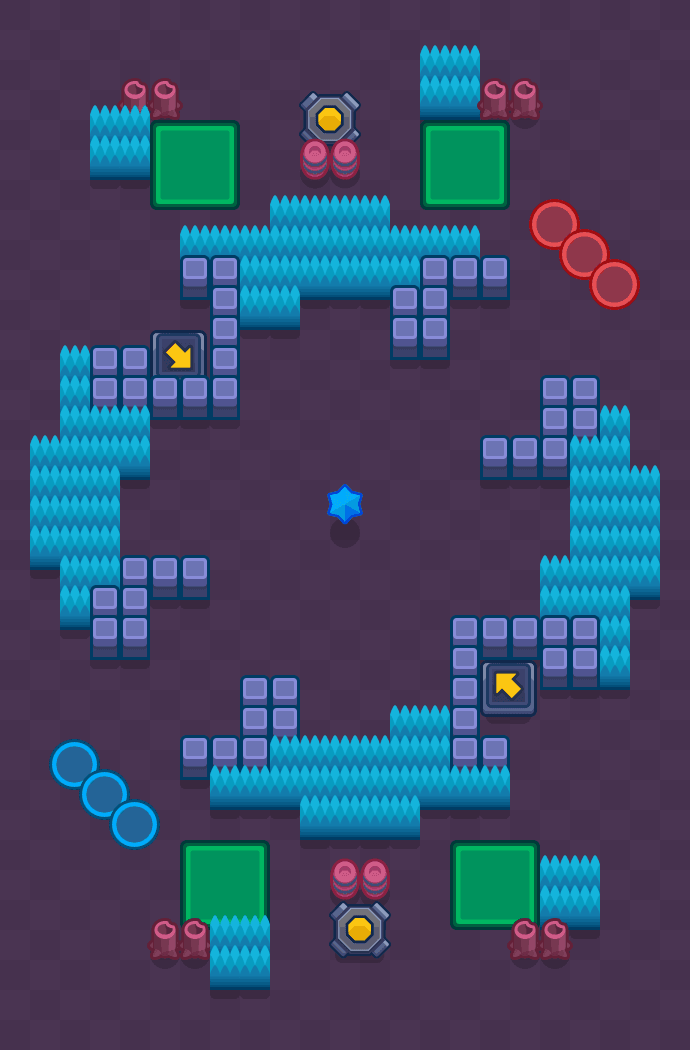 Nuova prospettiva Brawl Stars map