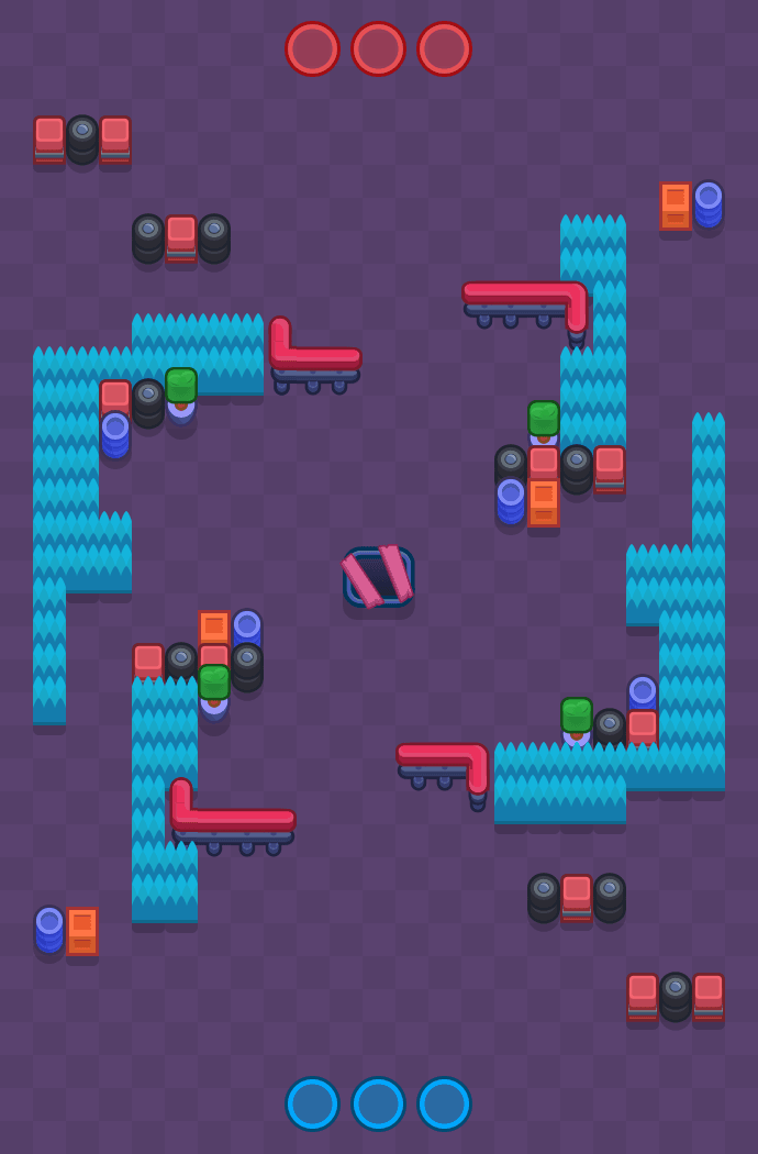 On a Roll Brawl Stars map