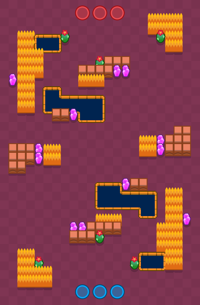 Open Space Brawl Stars map