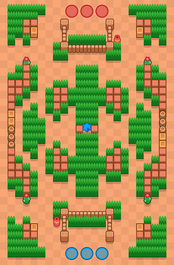 Rehevöitynyt raunio Brawl Stars map