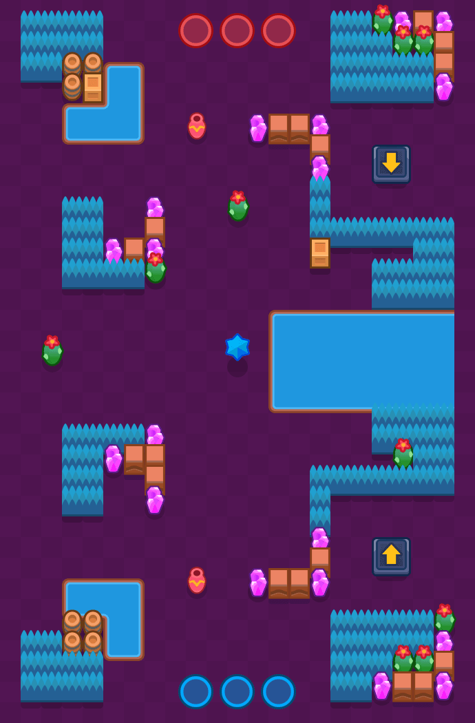 Paperback Pond Brawl Stars map