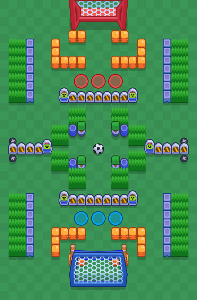 Penalty Kick Brawl Stars map
