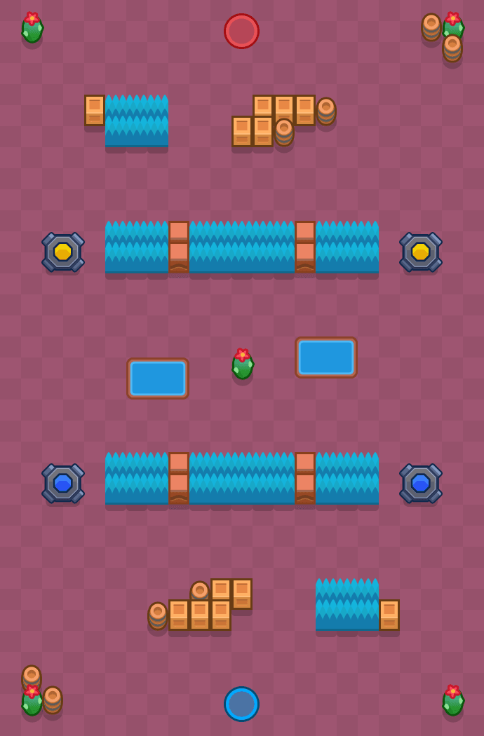 Leidien kaksintaisto Brawl Stars map
