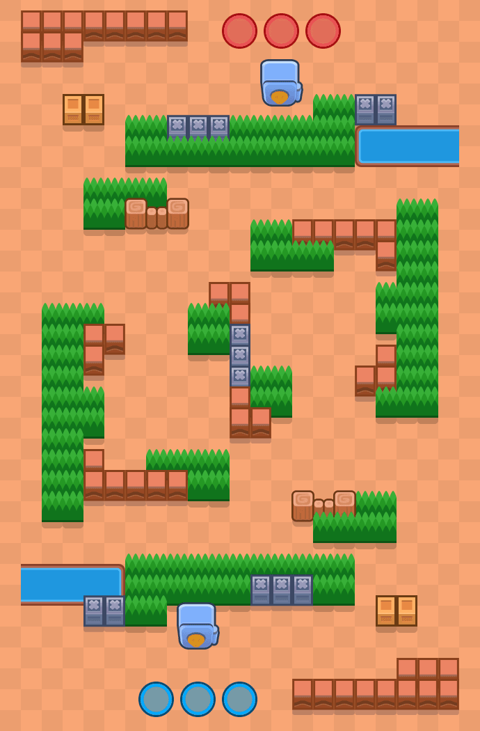 Foottinen tuho Brawl Stars map