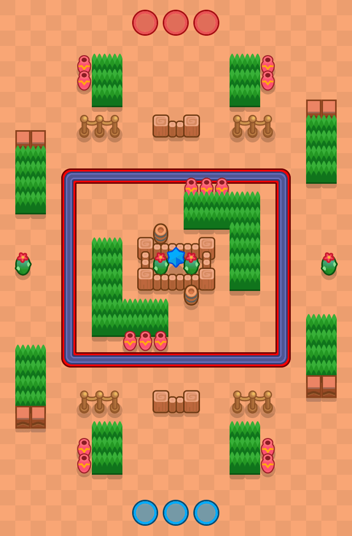 Alakynnessä Brawl Stars map
