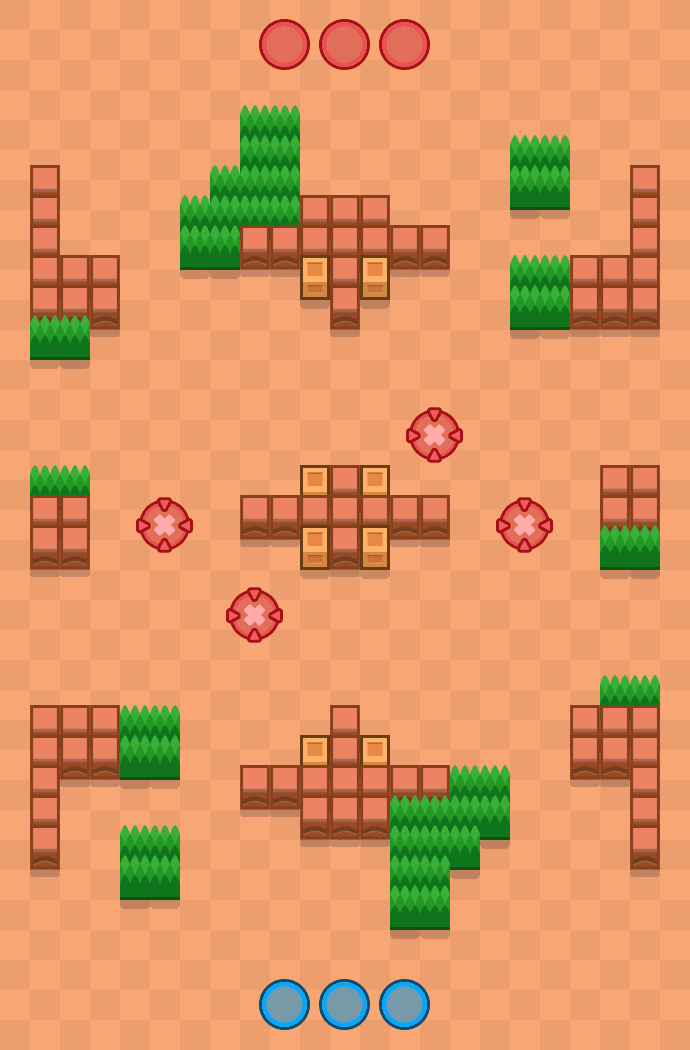 Quadrants Brawl Stars map