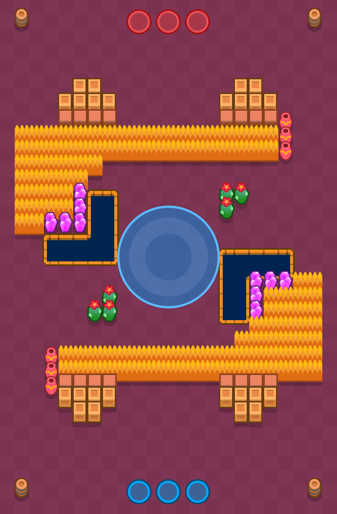Ring of Fire Brawl Stars map