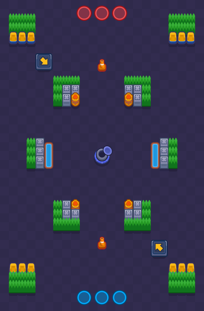 Rustiikkinen pelihalli Brawl Stars map