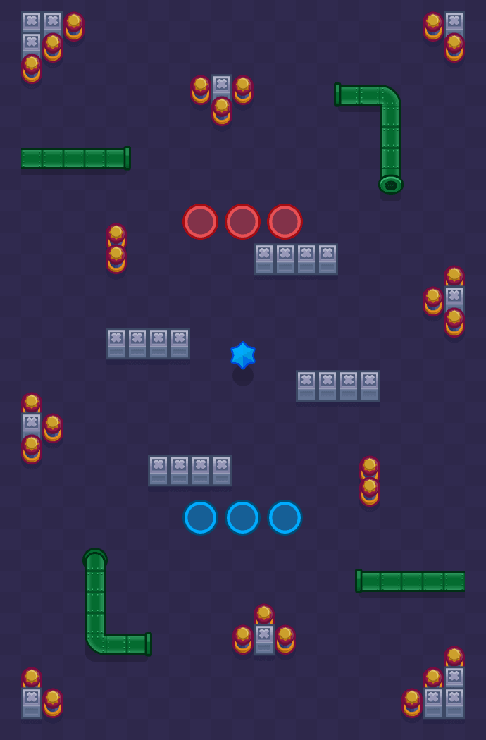 Rusty Rebound Brawl Stars map