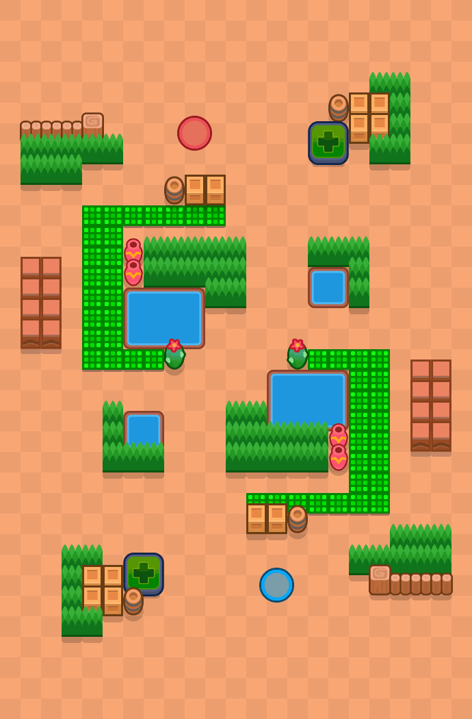 Etsi ja tuhoa Brawl Stars map