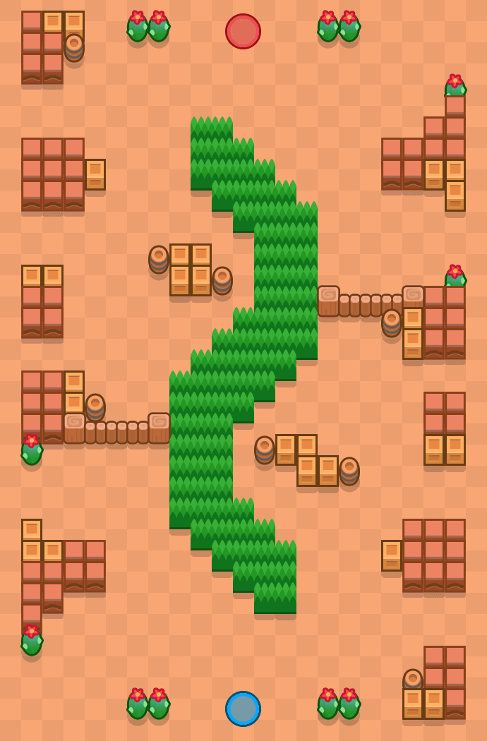 Käärmekätkö Brawl Stars map