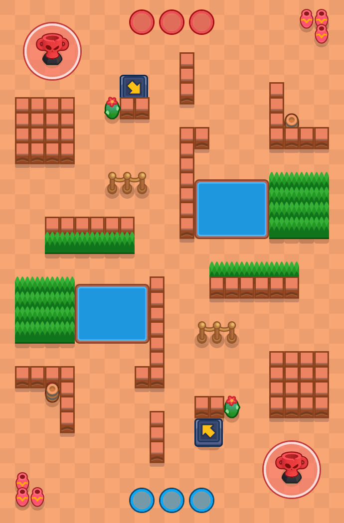 Sideswipe Brawl Stars map