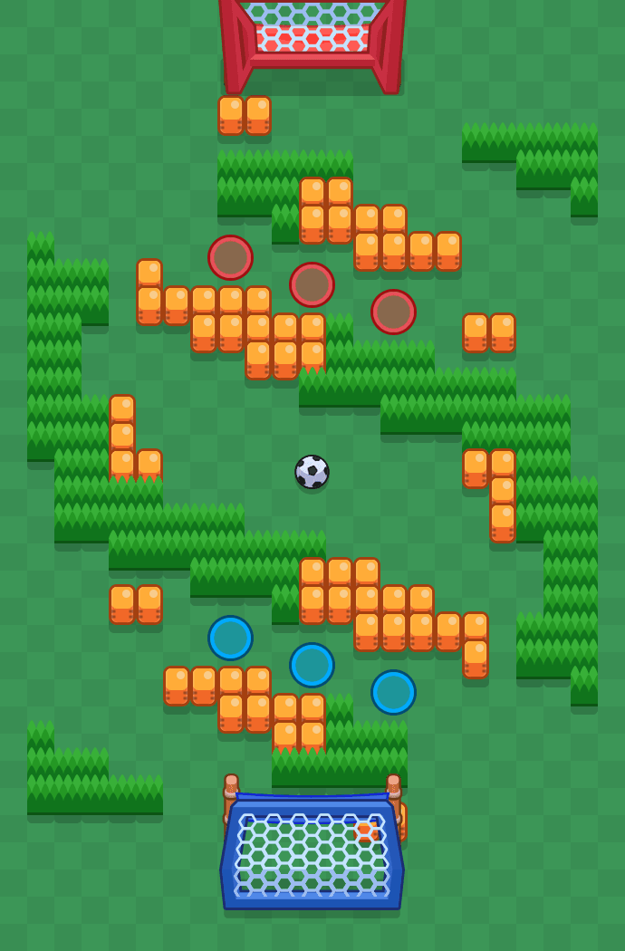 Singed Earth Brawl Stars map