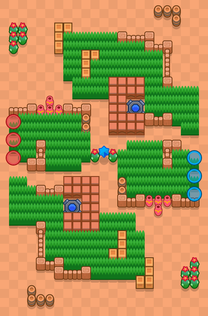 Liukas lähtö Brawl Stars map