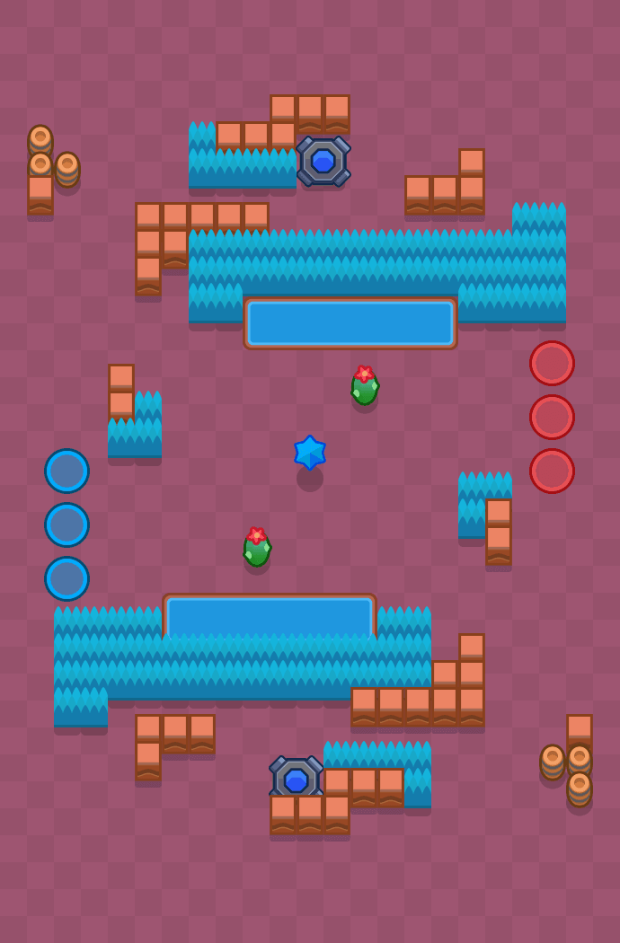 Nimettömät kadut Brawl Stars map