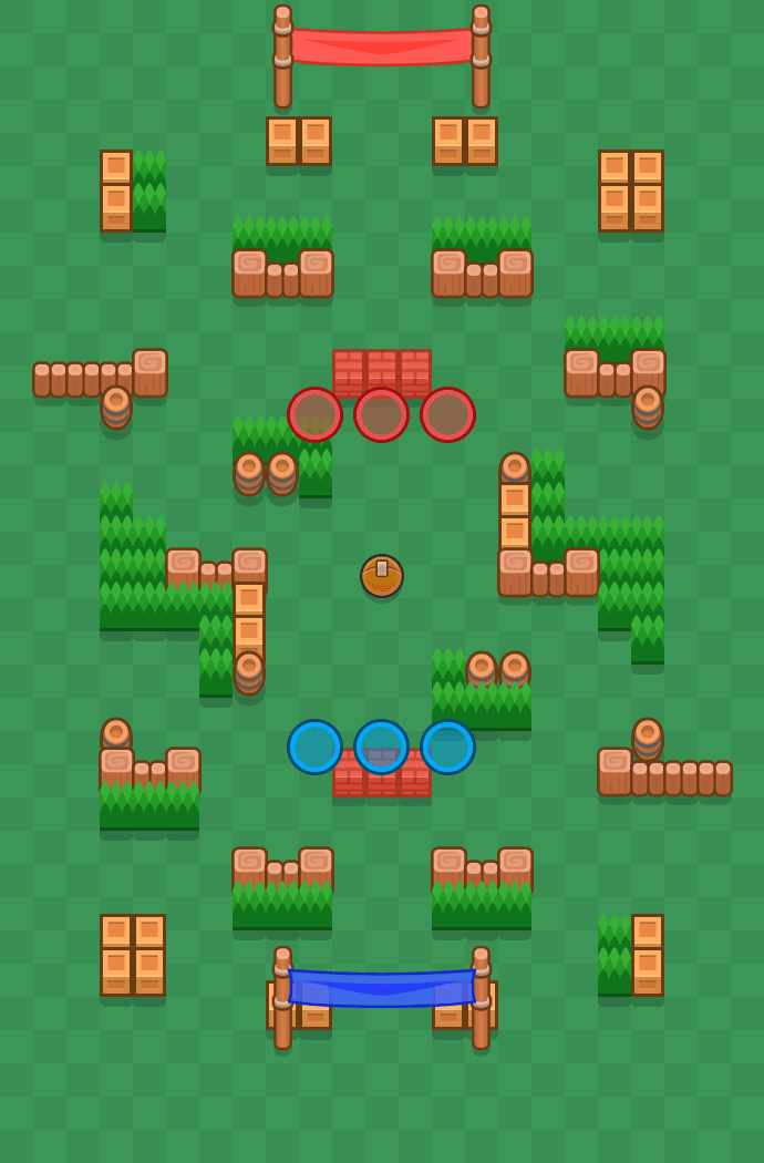 Super Beach Brawl Stars map