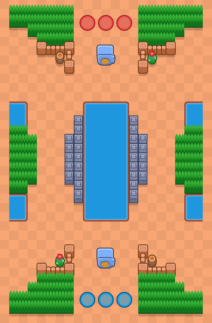 Suuri järvi Brawl Stars map