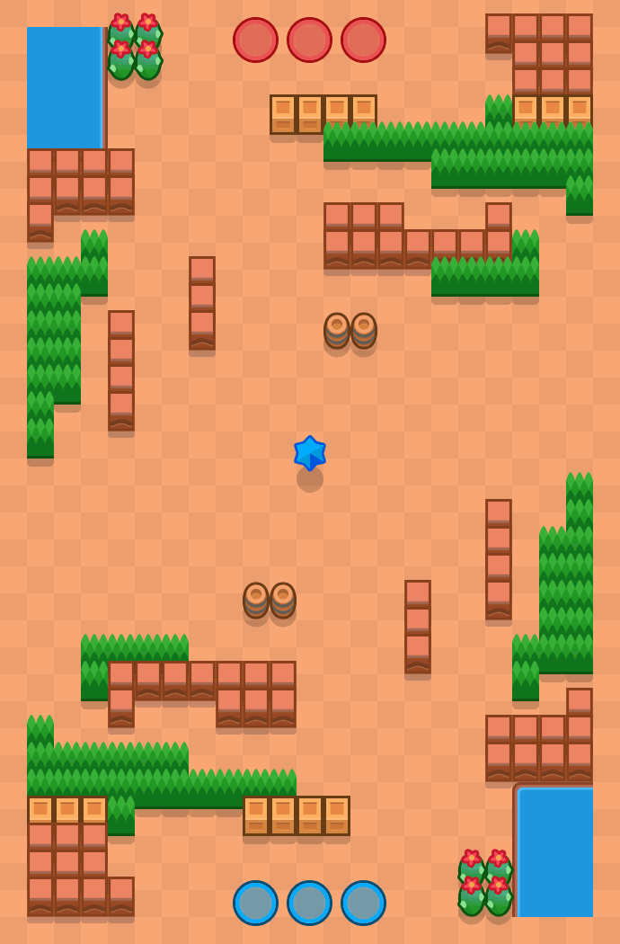 Avoin kenttä Brawl Stars map
