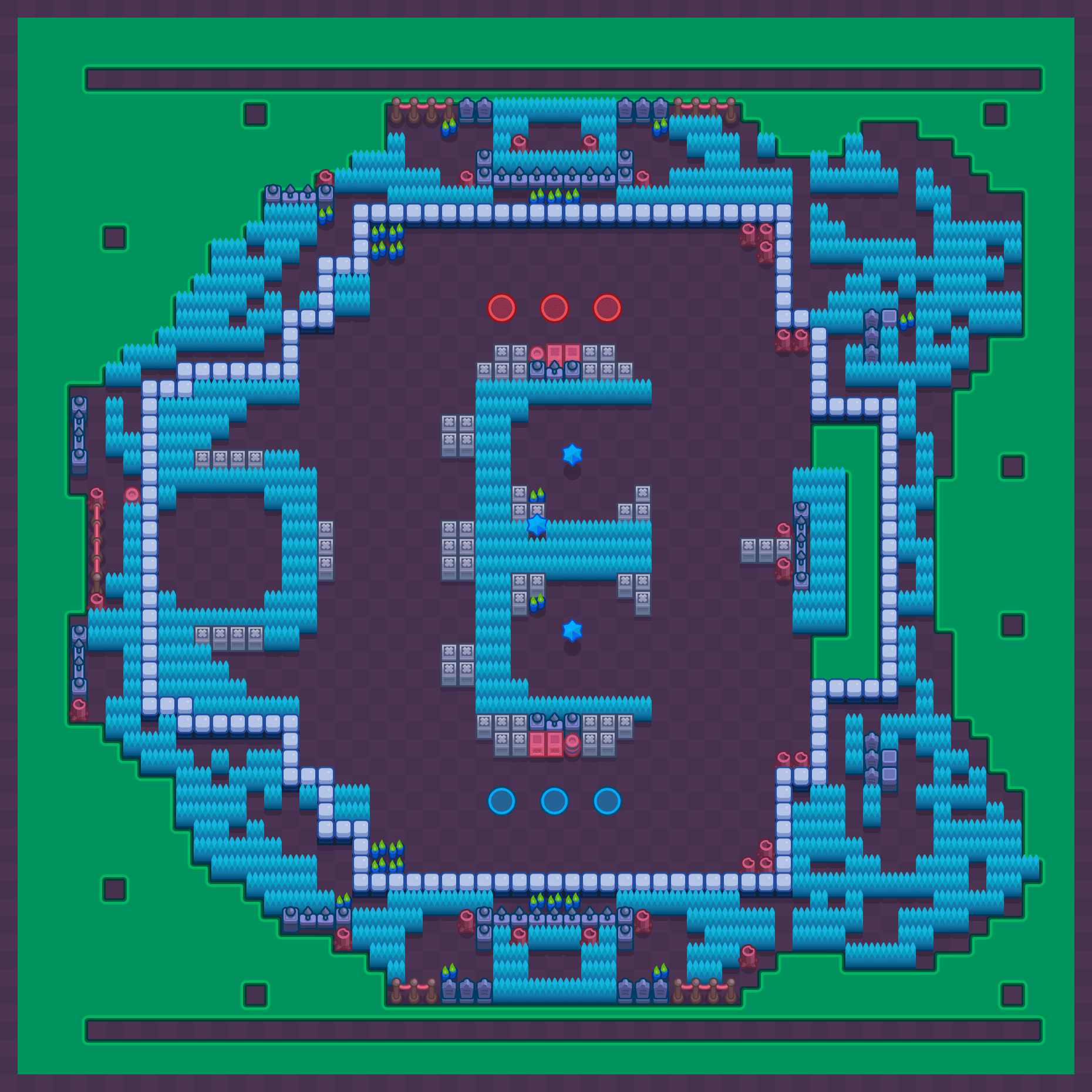 The Smackdome Brawl Stars map