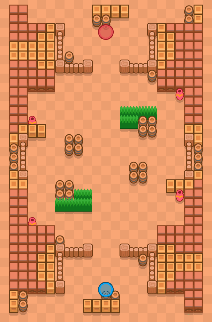 Tiger Trap Brawl Stars map