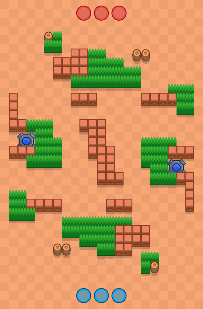 Aika rientää Brawl Stars map